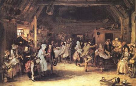 Sir David Wilkie The Penny Wedding (mk25) France oil painting art